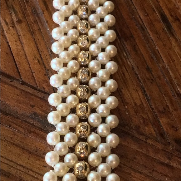 LUCA LUCA Fur Flap Pearl Beaded Shoulder Bag sz39 - Picture 11 of 13